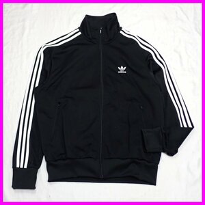 ★美品 adidas/アディダス アディカラー クラシックス ファイヤーバード トラックトップ メンズXL/ブラック&2027000006