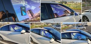 ラパン　ＨＥ２１Ｓ系 H14/1～フロント両サイド（運転席、助手席）AR79車種、型式別断熱カット済みカーフィルム