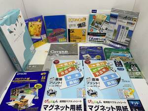 送料無料h44322 SHARP EPSON シャープ エプソン ＦＡＸ用感熱紙 ファクシミリロール 写真用紙 インクリボン まとめ