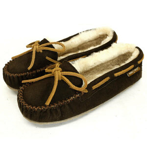 MINNETONKA(ミネトンカ) Sheepskin Pippa Slipper(シープスキンピッパスリッパ) #42022 CHOCOLATE レディース MT366-6(約23cm)