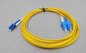 新品 送料無料 光 ファイバーチャネル FCケーブル コード LC SC シングルモード DPX Duplex OS1 HBA GBIC SFP Cisco HP IBM Dell コネクタ