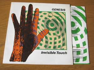 □ GENESIS INVISIBLE TOUCH UK盤エンボス加工ジャケ マト１U/１U 準美品！両面RLカット DMM刻印