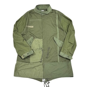 【23SS】 SEEALL シーオール RECONSTRUCTED M-65 PARKA 解体再構築 M-65 パーカー フリー オリーブ/M65 ミリタリー ブルゾン モッズコート 