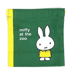 ミッフィー miffy 巾着袋 (動物園) ポーチ 日本製