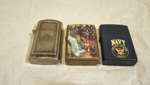 《現状品》［ライター 3点 ジッポ & ウインドミル］lighter ZIPPO windmill