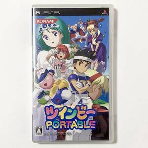 PSP ツインビー ポータブル 箱説付き 痛みあり コナミ プレイステーション・ポータブル Sony PSP TwinBee Portable CIB Tested Konami