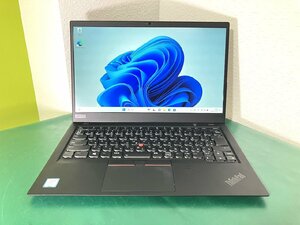 【埼玉発送】【動作確認済】LENOVO / ThinkPad X1 Carbon / Intel(R)Core(TM) i5-8250U CPU@1.60GHz 1.80GHz/ 8GB/ SSD256GB/ Windows11Pro