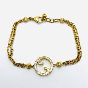 GUCCI グッチ ブロンディ ブレスレット インターロッキングG ゴールドカラー アクセサリー