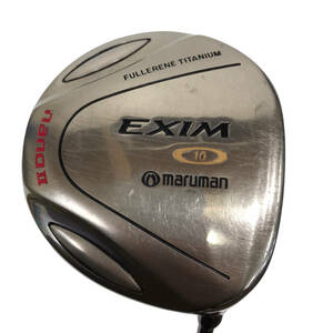 /24K131 5G5 maruman マルマン EXIM nanoII 1W ドライバー 10° FLEX：SR ヘッドカバー付き 中古