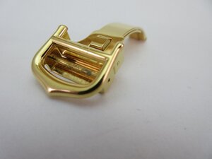 　Cartier Dbuckle GP 14mm / カルティエ 純正 Dバックル 金メッキ / 取付け幅 14mm