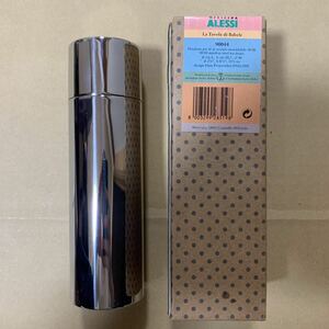未使用 ALESSI アレッシィ ティーストッカー stainless steel tea doser 茶筒 コレクション インテリア 送料無料