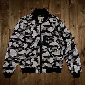 REFLECTION CAMO MA-1 Bomber Jacket Sサイズ a bathing ape BAPE エイプ ベイプ アベイシングエイプ ジャケット迷彩 リフレクター i4