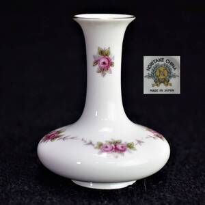 【美品】オールドノリタケ Noritake ミニチュア　花瓶　バラ