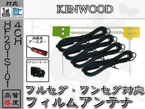 即日 MDV-X500 対応 HF201S-01 地デジ/フルセグ フィルム アンテナ 4ch ケンウッド/KENWOOD/アンテナ/カーナビ/補修 ES