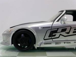 ■JADA TOYS 1/24 2001 HONDA S2000 SILVER■ホンダ 46