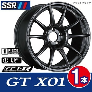 4本で条件付送料無料 1本価格 SSR GTX01 FBK 15inch 4H100 6J+45 コンパクトカー