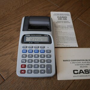 CASIO カシオ　HR-8B　プリンター付き 電卓