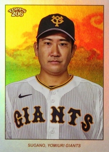 【菅野智之/読売ジャイアンツ】2023 Topps 206 NPB ベースボールカード [BASE/Rainbow Foilパラレル] 99枚限定 (35/99)