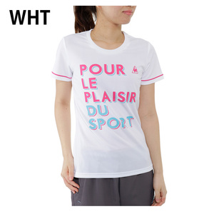 【値下即決】le coq sportif ルコック★吸汗速乾半袖Ｔシャツ★QB-017171C【新品】白桃S