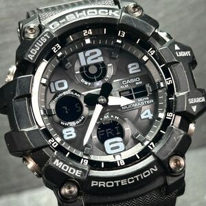 美品 CASIO カシオ G-SHOCK ジーショック MASTER OF G MUDMASTER マッドマスター GWG-100-1AJF 腕時計 電波ソーラー 多機能 メンズ 稼働品