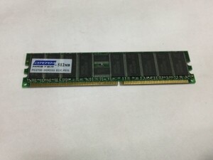 1.パソコン部品　 メモリ　PC2700 512MB DRAM MASTER DDR333 FA511A