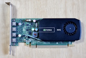 希少！nVIDIA Quadro NVS 510 GDDR3 2GB 4K@60Hz・Metal対応 ベースクロック797MHz 2009-2012MacPro 最新macOS Sonoma14.5まで対応