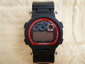 ☆Coleman×CASIO G-SHOCK　１００th　anniversary限定モデル　スペルミス　超レア物　難アリ・ジャンク・電池切れ　CITIZEN　コールマン