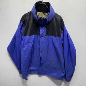 THE NORTH FACE ノース フェイス　マウンテンパーカー　メンズLLサイズ　青／ブルー　90’S　アウトドア　キャンプ　訳あり　K2571