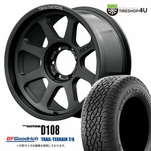 4本セット RAYS DAYTONA D108 18x9.0J 6/139.7 +0 BPJ BFGoodrich TRAIL-TERRAIN T/A 275/65R18 ホワイトレター FJクルーザー カスタム車