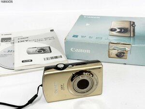 ★Canon キャノン IXY DIGITAL 920 IS PC1308 ゴールド コンパクト デジタルカメラ 説明書 箱付 動作未確認 16893O5-10