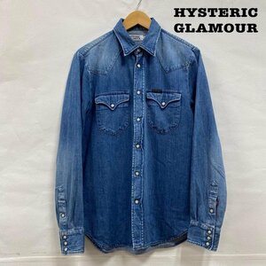 ヒステリックグラマー HYSTERIC GLAMOUR デニムシャツ ウエスタン 0223AH09 M シャツ、ブラウス シャツ、ブラウス M ワンポイント