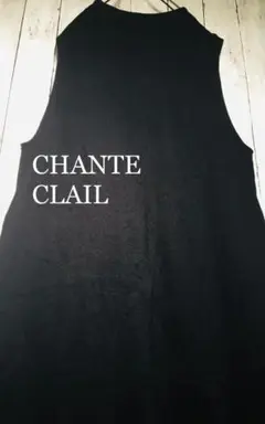 【CHANTECLAIR】シャンテクレール ノースリーブワンピ（F）ブラック C