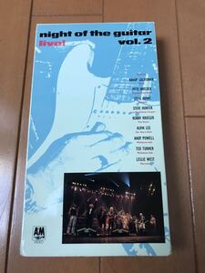 希少！night of the guitar #2☆live!☆ビデオ☆vhs☆人気！貴重！レア！ジャンク！