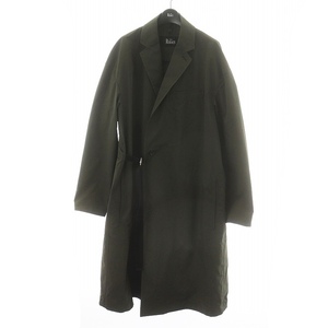 ザ リラクス THE RERACS 19SS LOOSE CHESTER FELD COAT ルーズチェスターフィールドコート ロング丈 46 S カーキ