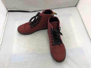 【Dr・Martens】ドクターマーティン　レディススニーカー　ボルドーブラウン　キャンバス　23cm　SY02-E9B