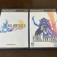 PS2 2本セット ファイナルファンタジーX+FF12 声優インタビューDVD付