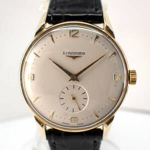 Longines caliber 22A ロンジン ラウンドケース スモールセコンド ロンジン初自動巻き ワズワース(Wadsworth)製ケース Cal,22A 1950年