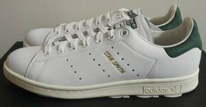 新品 スタンスミス 2019年製 JP26.5cm 白×緑 CQ2871 生産終了 天然皮革 adidas stansmith ホワイト×グリーン 本革 タグ有り