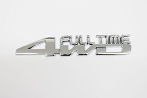 ハイグレード 高品質 汎用 FULLTIME 4WD エンブレム フルタイム 4X4 4駆 カスタム ステッカー ハスラー クロスビー ジムニー 4駆 車