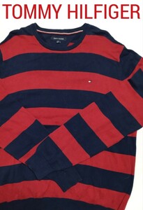 【美品】TOMMY HILFIGER(トミーヒルフィガー)メンズニット XL