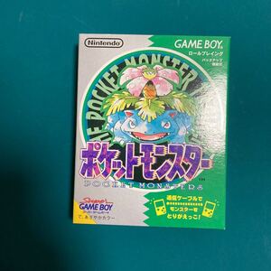 未使用 ポケットモンスター ポケモン pokemon 緑　GREEN ゲームボーイ GB GAMEBOY