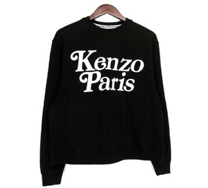 ケンゾー KENZO × ヴェルディ VERDY ■ 【 FE55SW1464MG 】 クラシック ロゴ デザイン スウェット クルーネック トレーナー 32883