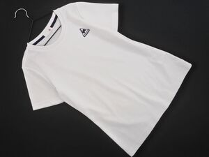 ネコポスOK le coq sportif ルコックスポルティフ ロゴ カットソー sizeS/白 ■◆ ☆ efa4 レディース