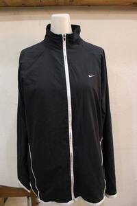 ●NIKE/ナイキ ジップアップ ジャケット ウィンドブレーカー ジャージ ブラック×ホワイト サイズ:M レディース アウトドア レジャー●