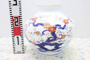 △陶器類 ｜花瓶 壺 花器｜深川製磁 ｜有田焼 美術 骨董 伝統工芸品 岩梅 宮内庁御用達■O4287