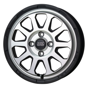 YOKOHAMA BluEarth-Es ES32 145/70R12 MAD CROSS RANGER マットシルバー 12インチ 4B+43 4H-100 4本セット