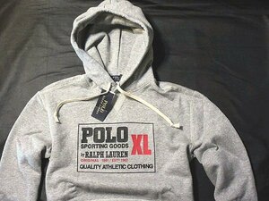 本物正規◆ポロラルフローレン◆スウェットパーカー POLO グレー■S■新品/0415-004 /裏地起毛