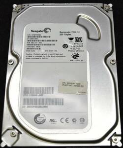 SEAGATE ST3250318AS ディスク容量:250GB SATA300 HDD 2012年製造 (Cristal DiscInfo 正常) 使用時間 39810H (管:EH48x2E