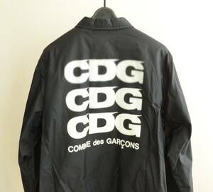 コムデギャルソン CDG GOOD DESIGN SHOP ロゴ ナイロン コーチ ジャケット 黒 size S