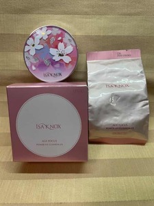 ▼イザノックス　IZA K NOX▼未使用　ワーフィットクッションファンデーションEX　レフィル１５ｇ▼おまけ　USEDコンパクト